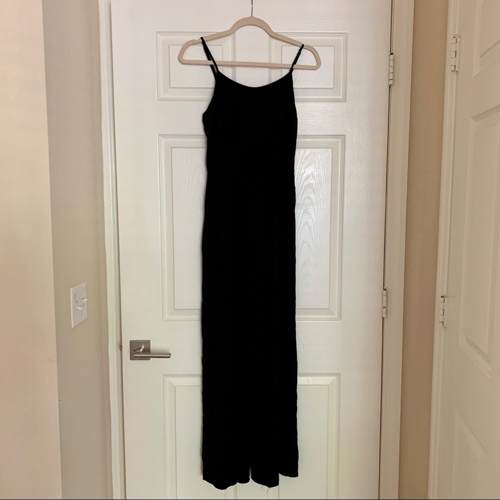 Simple Black Jumpsuit